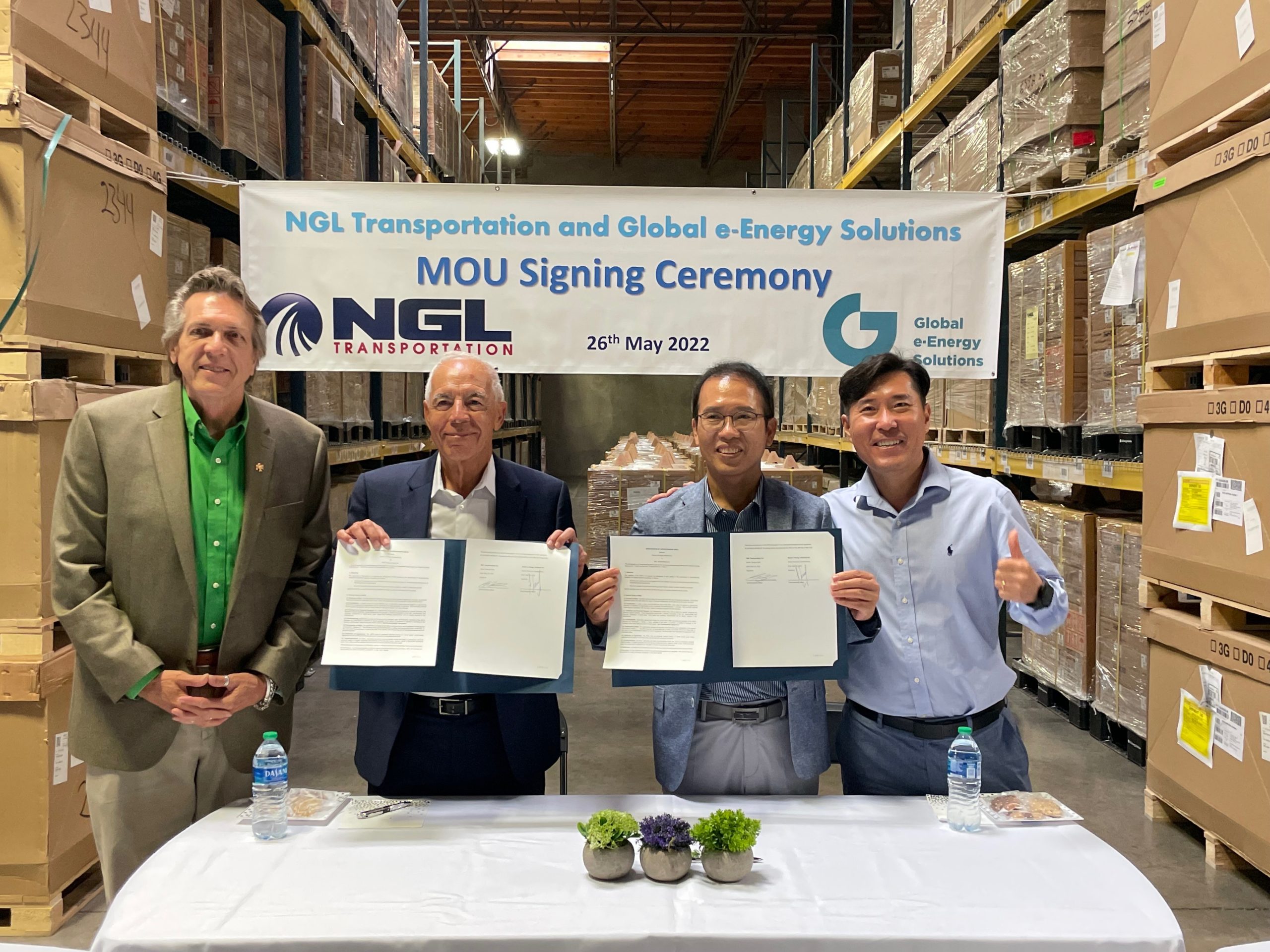 NGL signed MOU with Global e-Energy Solutions
